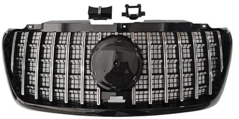 ZSQWRFRG Kühlergrill Dekoration Wabengrill Für Mercedes Für Benz Für Sprinter W907 2018 2019 2020 2021 2022 2023 Auto Kühlergrill Stoßstange ABS Grills