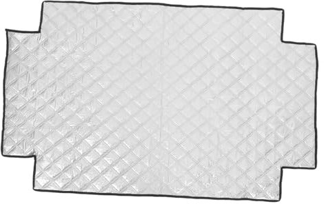 Amosfun Funda Para Congelador Pequeño y Aislante De Aluminio, Diseño Delgado Para Frigoríficos De 110x60 Cm, Protección Solar Resistente Para Uso Exterior, Cubierta Protectora Para Congeladores