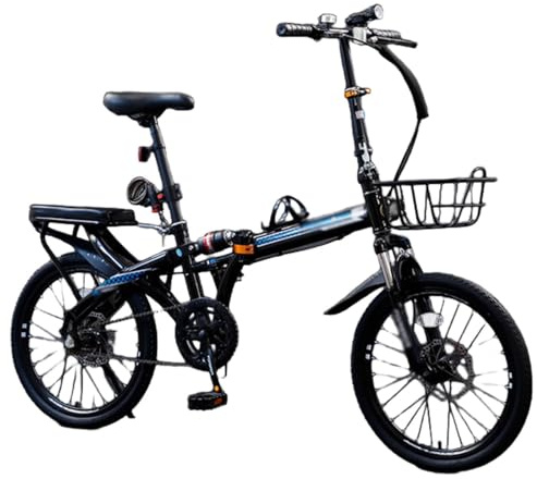 20 Faltrad, 7-Gang-Faltrad Für Erwachsene, Outdoor-Sport, V-Scheibenbremse, Citybike, Aluminium-Faltrad, Weiß