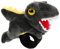INOOMP Dinosaur Plush Toy Grauer Dinosaurier als Motorrad Handbremsornament und Schlüsselanhänger Weiches Plüschspielzeug für Kreative Deko und Jungen Langlebig und Farbecht
