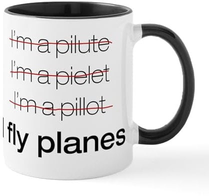 CafePress I Fly Planes Mug 11 oz (325 ml) Ceramic Coffee Mug