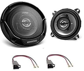 LSP-Set: Kenwood KFC-S1066 2-Wege Lautsprecher-Paar mit 10 cm-Konus 220 Watt + Lautsprecherkabel für Kenwood KFC-S1066 Lautsprecher ◦KFZ spezifische Adapterkabel