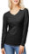H2H Womens Casual Slim Fit T-Shirts Long Sleeve V Neck/Crew Neck Cotton Top
