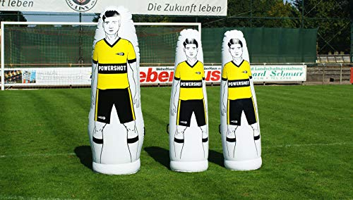 POWERSHOT Trainingsdummy aus Weich-PVC für Fußball, Handball, Basketball - aufblasbar - 3 Größen - AIR Dummy (205cm)