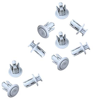 LST 10x Befestigungs Clips Unterfahrschutz Unterboden in grau