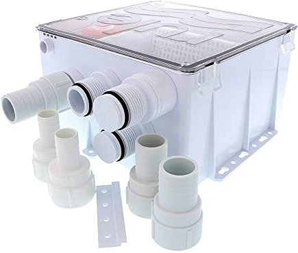 Rule Shower Drain Box w/1100 GPH Pump - 12V [99B], Standard
