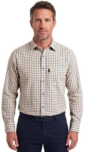 Mens Game Tattersall Long Sleeved Country Check Shirt