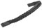 Shires Aviemore Stirnband, geflochten, Schwarz