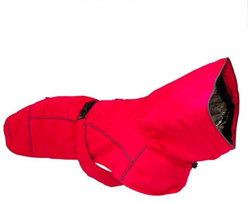 Croci Hiking K2 - Winterjacke für Hunde, wasserdicht, Winddicht, mit wattiertem Thermofutter, geeignet bis -20 °C, verstellbar und Ultraleicht, Regenschutzkragen, Fuchsia, Größe 40 cm