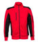 JRC Cambridge Felpa da Uomo in Cotone Poliestere Collo a Lupetto Chiusura Zip Tasca sul Petto e Braccio Rosso/Nero (L)