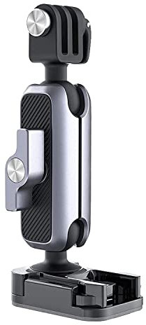 PGYTECH Action Camera Adhesive Helmet Bracket with 360-degree Adjustable Mount and Ball Head for Cameras, Action Camcorders inc GoPro /insta360, Apple/Android & Microphone (P-GM-126)