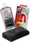 detailmate SONAX Hand Polier Set: SONAX Polish+Wax Color Silber/grau 500ml Politur + SONAX P-Ball ergonomischer Polier Ball Edgeless Superflausch Mikrofaser Poliertuch 40x40cm, 550GSM
