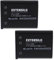 EXTENSILO 2X Akku kompatibel mit Nikon CoolPix S200, S220, S225, S230, S3000, S4000 Kamera (700mAh, 3,7V, Li-Ion)