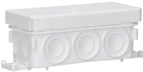 30 Stück Voxura Feuchtraum Aufputz-Verbindungsdose Abzweigdose Verteilerdose 89x42x37mm IP55 Abzweigkasten AP weiß