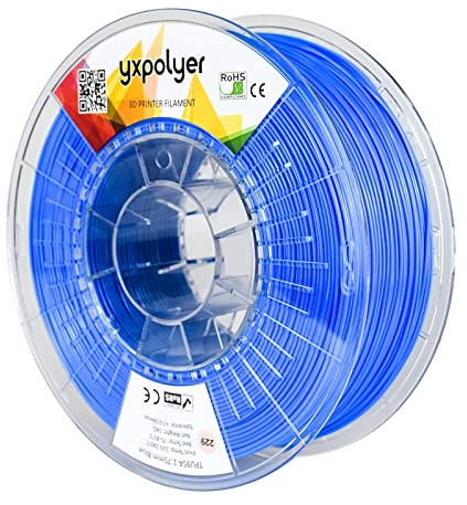 yxpolyer 3D Printer Filament TPU Filament 1.75 mm Durchmesser 3d Drucker Filament 1kg Rolle Weiches TPU 95A Shore-Härte Flexible 3d-druckmaterialien Kompatibel mit FDM-3D-Druckern wie Bambu Lab