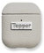 Tapper Sand Leder / Silber Hülle für AirPods (1. und 2. Generation)