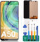 OLED para Samsung Galaxy A50 2019 reemplazo de Pantalla para Samsung A50 Pantalla LCD A505 Pantalla LCD SM-A505F digitalizador táctil SM-A505FN Kits de reparación(Compatible con función Figerprint)
