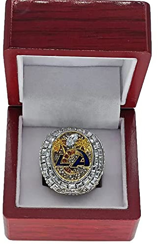 NVeeus 2021 Champion Ring Replik,Geburtstagsgeschenk Für Fans, Freunde Und Familie T Präsentationsbox/Coach Mcvay/14
