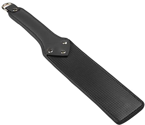 OUBFUUY Cravache Équestre pour Chevaux, Fouets de Cheval en Cuir PU Pagaie en Cuir Durable 13'' fouets D'Équitation Légers