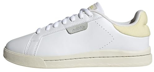 adidas Women's Court Silk Shoes, Cloud White/Cloud White/Almost Yellow, 5 UK