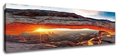 Visario Leinwand Bild fert gerahmt 120x40 cm Moab Wüste USA 5764
