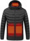 tsaChick Jacke Mit Heizung Herren Beheizbare Jacke,Wasserdicht Winddicht warm Softshell Winterjacke 3 Einstellbar Temperatur Beheizte Jacken Beheizbare Jacke