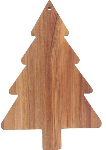 Veemoon Christmas Charcuterie Board Christmas Tree Shaped Cheese Board Kitchen Cutting Chopping Board Platter Appetizer Cheese Cookie Trays Sandwich Dessert Snacks Plates