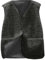 Yutdeng Gilet Donna Pile Invernale Smanicato Elegante Gilet Giubbotto Senza Maniche Giacca Teddy con Scollo a V e Bottoni Leggero Panciotto con Tasche,Nero,M