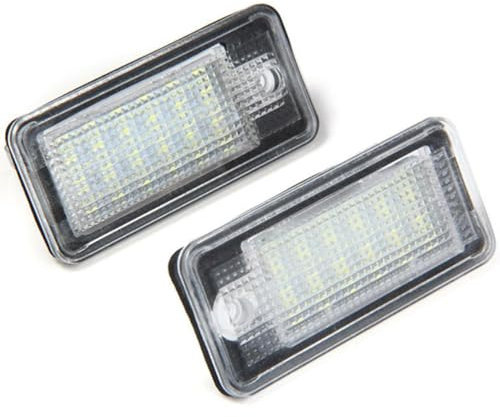 guizhenni Kennzeich Kennzeichenleuchten für Audi A3 S3 A4 B6 B7 A6 S6 Q7,Accessoires extérieurs Automobiles