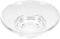 Porte-savon rond transparent en verre de rechange pour cuisine, salle de bain