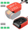 2Pcs Adapters for WORX 20V Battery,Power Wheels with 14 AWG Wire Cable & Fuse & Switch, Power Tool DIY Converter