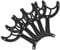 PATIKIL Ceiling Fan Blades Arms Replacement, 5 Pcs 52 Fan Blade Replacement Parts Mounting Bracket Kit for Replacing the Worn Fan Blades, Black