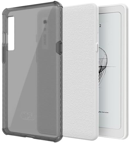 TUDIA SKN Progettato per Custodia Onyx Boox Palma 2, [Angoli Rinforzati] Cover Paraurti in TPU Sottile Antiurto e Anti-Ingiallimento in Gel di Silicone (Nero)