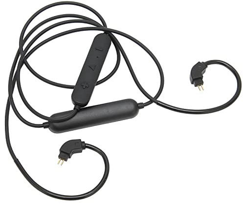 2 Pin Iem Cable, Iem Cord with Mic Volume Control BT Earphone Cable 2 Pin Rechargeable Replace Upgrade Earbuds Cable Monitor Cable for Massdrop