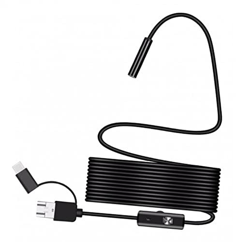 Portable 8 mm Endoscope Camera Waterproof Endosocope for Smartphones PC 5m