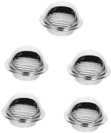 SHINEOFI 5 Stück Abzugshaube für Wandmontage Ventilationskappe für Dunstabzugshaube Hochwertige Entlüftungsabdeckung Praktisch und Robust Einfache Installation für Küchen und Trocknerlüfter