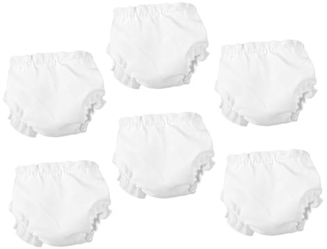 Puppenunterwäsche 6 Stück Packung aus Gewebe für 12 Zoll Puppen