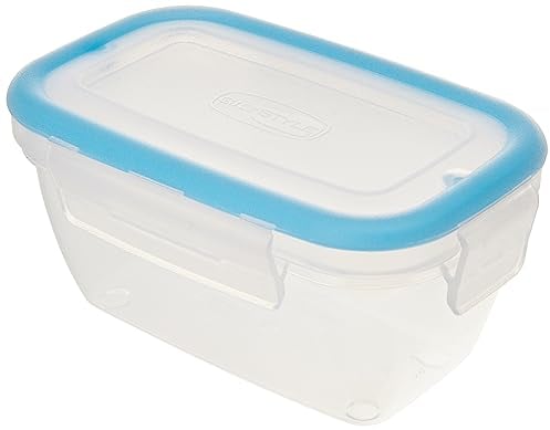 GIO'STYLE Contenitore Ermetico per Alimenti - 0,5L - Made in Italy - Rettangolare - Adatto a Frigorifero, Freezer, Microonde - Linea Ermetici Plus