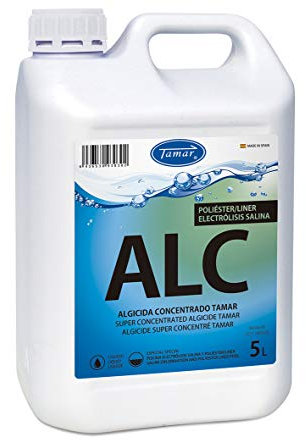 Tamar Algicida Concentrado, Especial Piscinas de Poliester/Liner, Garrafa de 5 litros