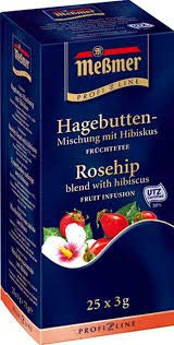 Meßmer Profiline Hagebutten-Mischung 25 Beutel, 1er Pack