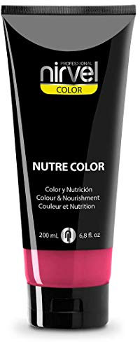 Nirvel Nutre Color Fluor - Coloración semipermanente, 200 ml, Fresa