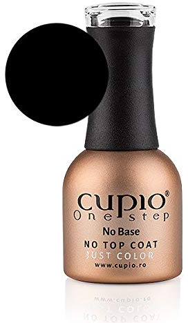 Cupio One Step Easy Off Gellack - Schwarz 12 ml, Maniküre zuhause, UV Gel, Nagellack, Soak Off, UV Lack