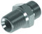 Flowfit Hydraulischer Adapter, NPTF-Stecker x BSP-Stecker, 1/2 x 3/8 Hydraulische Armatur, Stahlkomponente