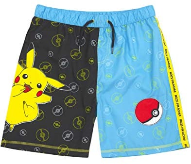 Pokémon Pantaloncini da Bagno Boys Pikachu Pantaloni da Nuoto Trunks Bambini e a