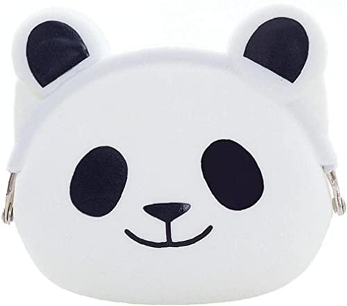 Générique Mini Porte-Monnaie, Mignon Panda en Silicone Porte-Monnaie Mini Pochette de Rangement pour Femmes Filles