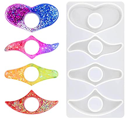 Support Page Livre,Moules en résine Silicone pour Porte-Page Livre - Moules en résine pour Marque-Pages, Cadeau d'accessoires Lecture pour Les Amoureux des Livres