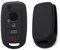 Cover Chiave Auto in Silicone Telecomando Compatibile con Fiat Tipo Limousine 500 500X Kombi Street Mirror Lounge S Design Business Line 1.4T Jet 1.6 Multijet (Nero)