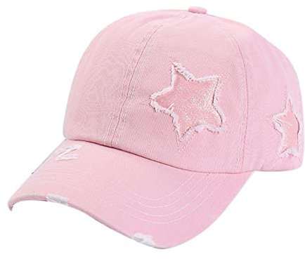 QIFLY Herren- und Damen-Star-Baseballmütze, modischer Outdoor-Sonnenschutzhut für Erwachsene Hüte Dich Vorm Bösen Wolf