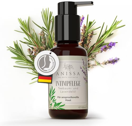 Anissa Naturkosmetik Intimpflege Damen100ml - Natürliche Pflege für empfindliche Haut, pflegend, feuchtigkeitsspendend, entzündungshemmend, regenerierend & vegan