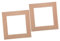 Uonlytech 2 Pièces Décoratif Cadre En Bois Autocollant Bricolage Couvertures De Sortie Plaques D' Décoratives Boiseries Étui De Protection Luxe Léger